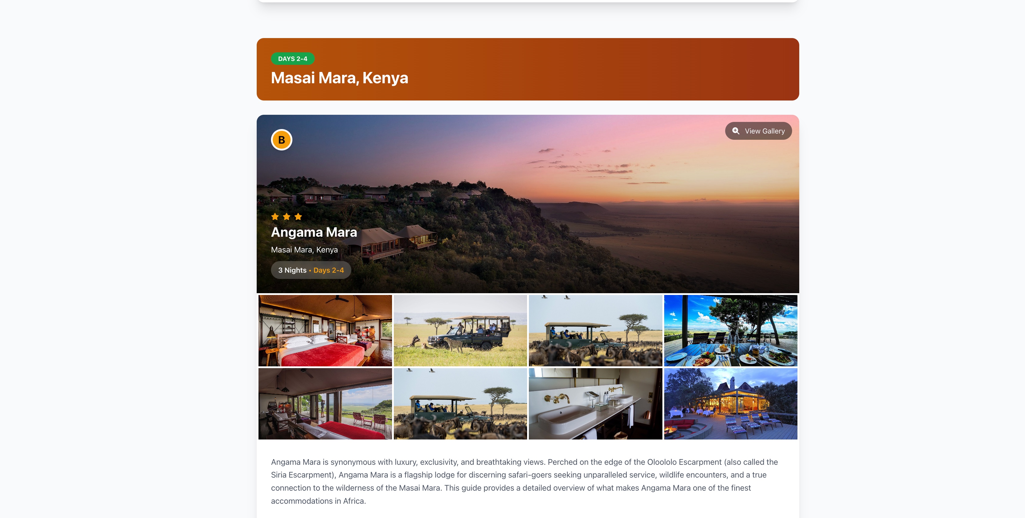 Industry-Grade Itinerary Creation: Inside the SafariFlow Itinerary Builder